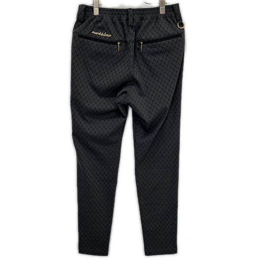 MARK&LONA マークアンドロナ 26SS ブラック Panza Weave Jacquard Tapered Pants ボトムス