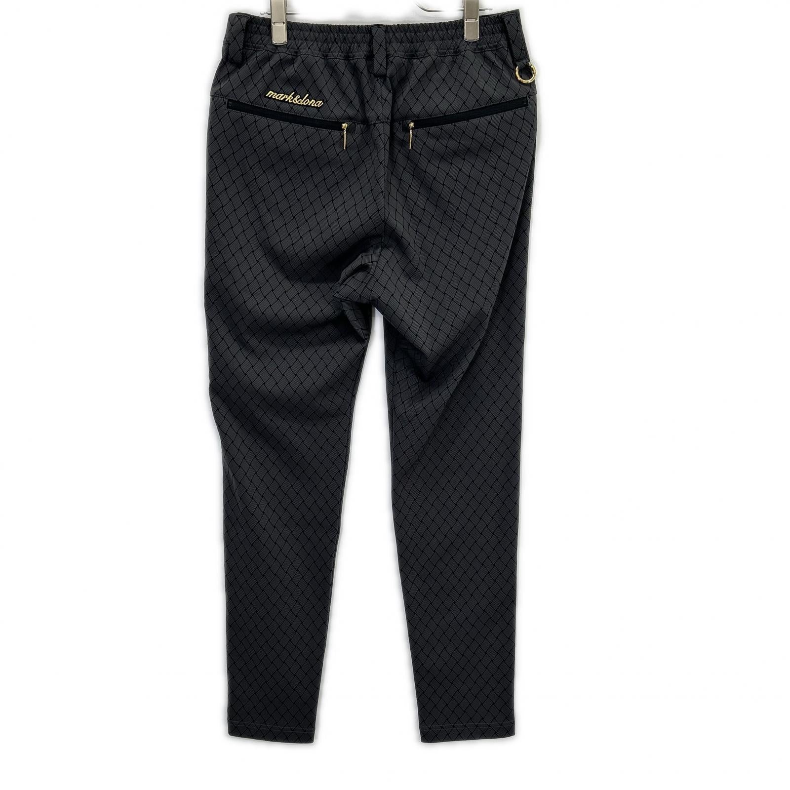 MARK&LONA 马克与罗纳 26SS 黑色 Panza Weave Jacquard Tapered 长裤 下装