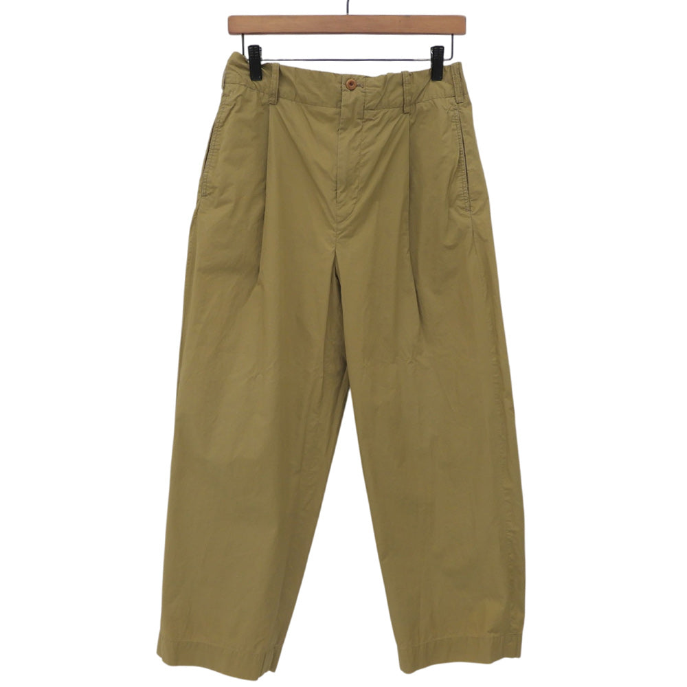 Excellent Condition Cotton Wide-Leg Pants Bottoms Women's Brown 1 7046107 Bottoms 1 Women's