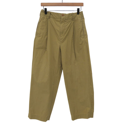 Excellent Condition Cotton Wide-Leg Pants Bottoms Women's Brown 1 7046107 Bottoms 1 Women's