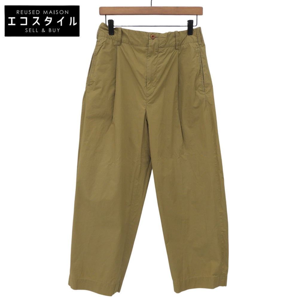 Excellent Condition Cotton Wide-Leg Pants Bottoms Women's Brown 1 7046107 Bottoms 1 Women's