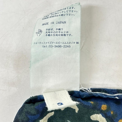 45R フォーティファイブ アール 7053056 インドカディ 藍染 ノースリーブカットソー トップス