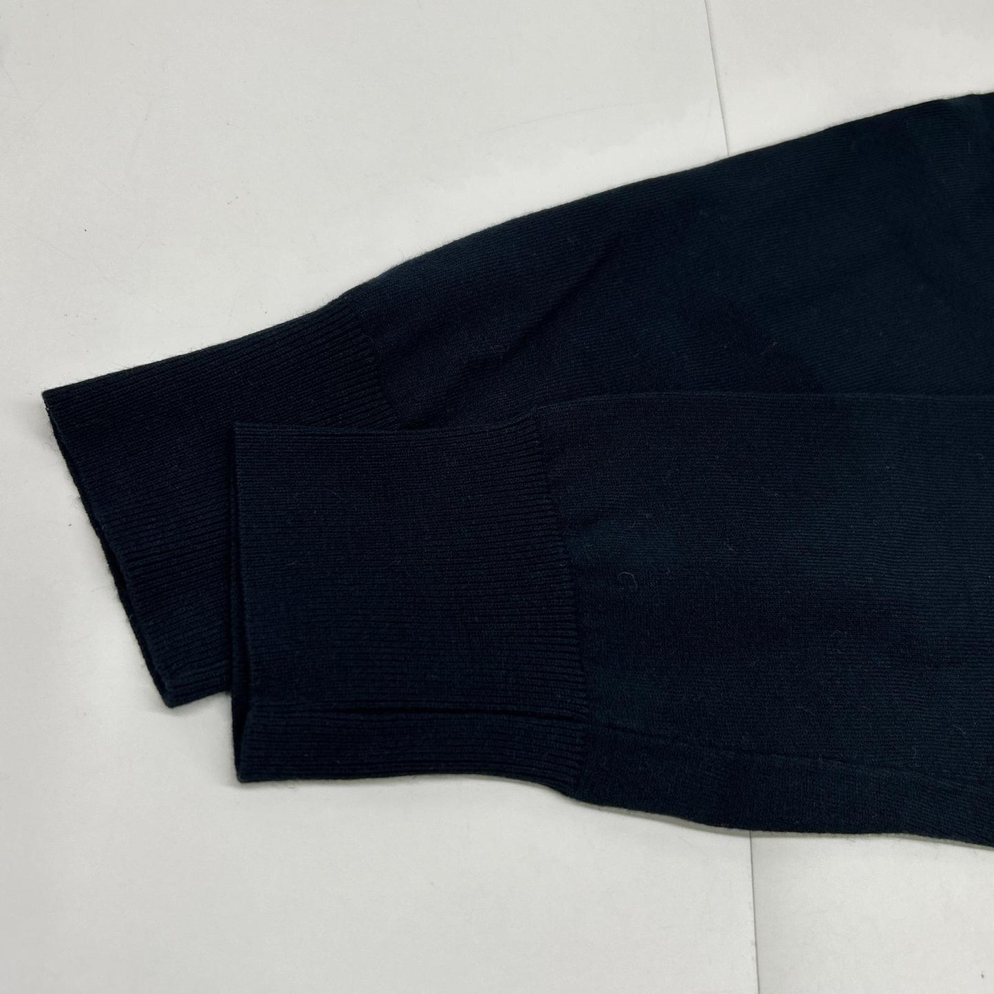 LANVIN ランバン ネイビー 3886802 フリル ビジュー付き カーディガン トップス