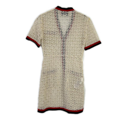 GUCCI 古驰 519346 ZKT21 条纹织带连衣裙 连衣裙