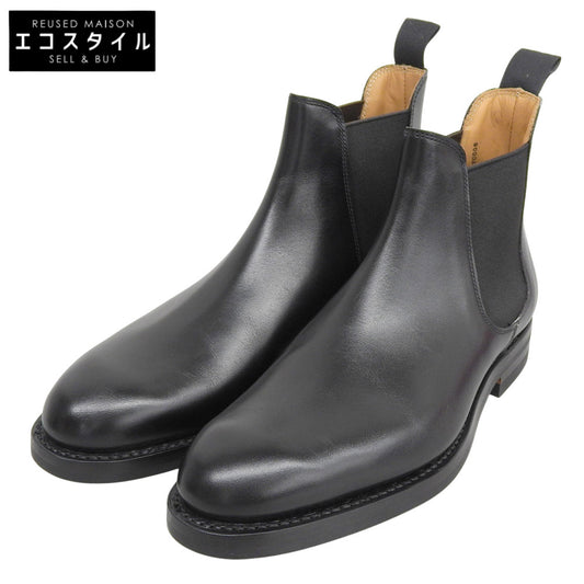 Crockett&Jones クロケット＆ジョーンズ 新品同様 CHELSEA 17 DainiteSole サイドゴアブーツ シューズ メンズ ブラック 5 1/2E 378ラスト シューズ