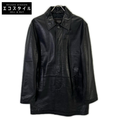 COACH Coach Black Leather Coat
