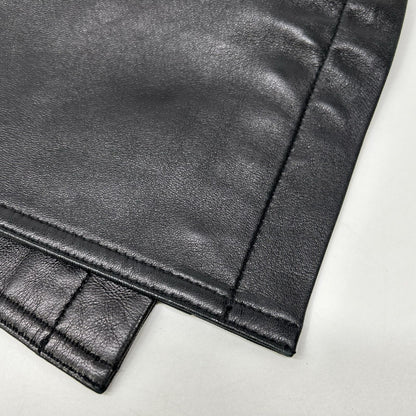 COACH コーチ ブラック レザーコート ジャケット