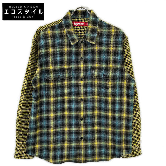 Supreme シュプリーム Houndstooth Plaid Flannel Shirt ハウンドトゥース プレイド フランネル シャツ トップス