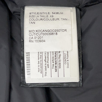 CANADA GOOSE Jasper Parka Down Jacket 3438JM with Domestic Sazaby League Tag XS/TP
