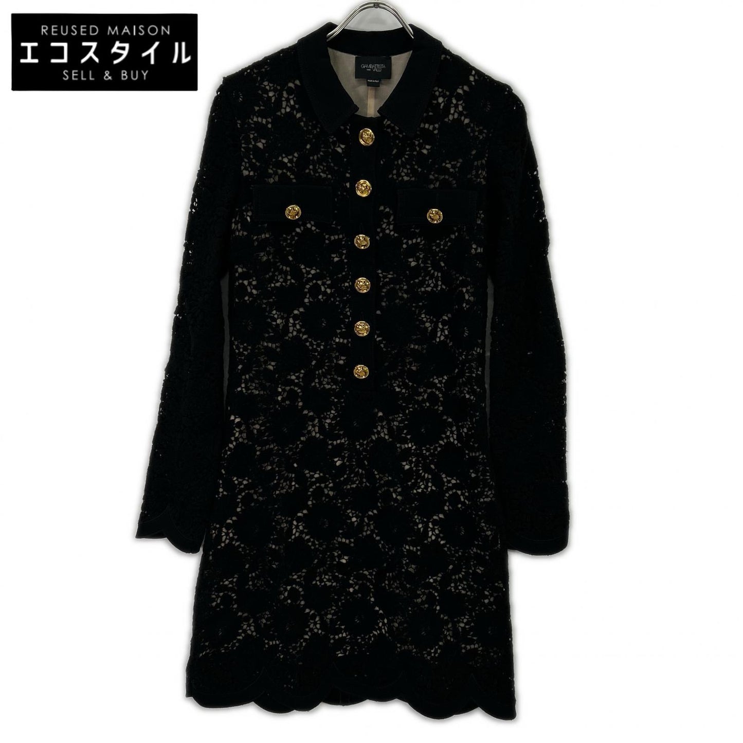 GiAMBATTiSTA VALLi ジャンバティスタヴァリ 22FWPVCA5044 Wool Flower Dress ワンピース