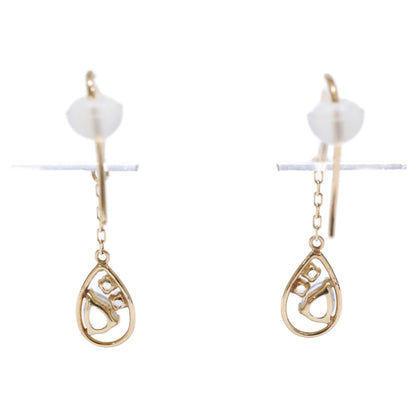 [Beautiful] EAU DOUCE 4℃ 141436153017 K10 Blue Topaz Quartz Teardrop Earrings for Women