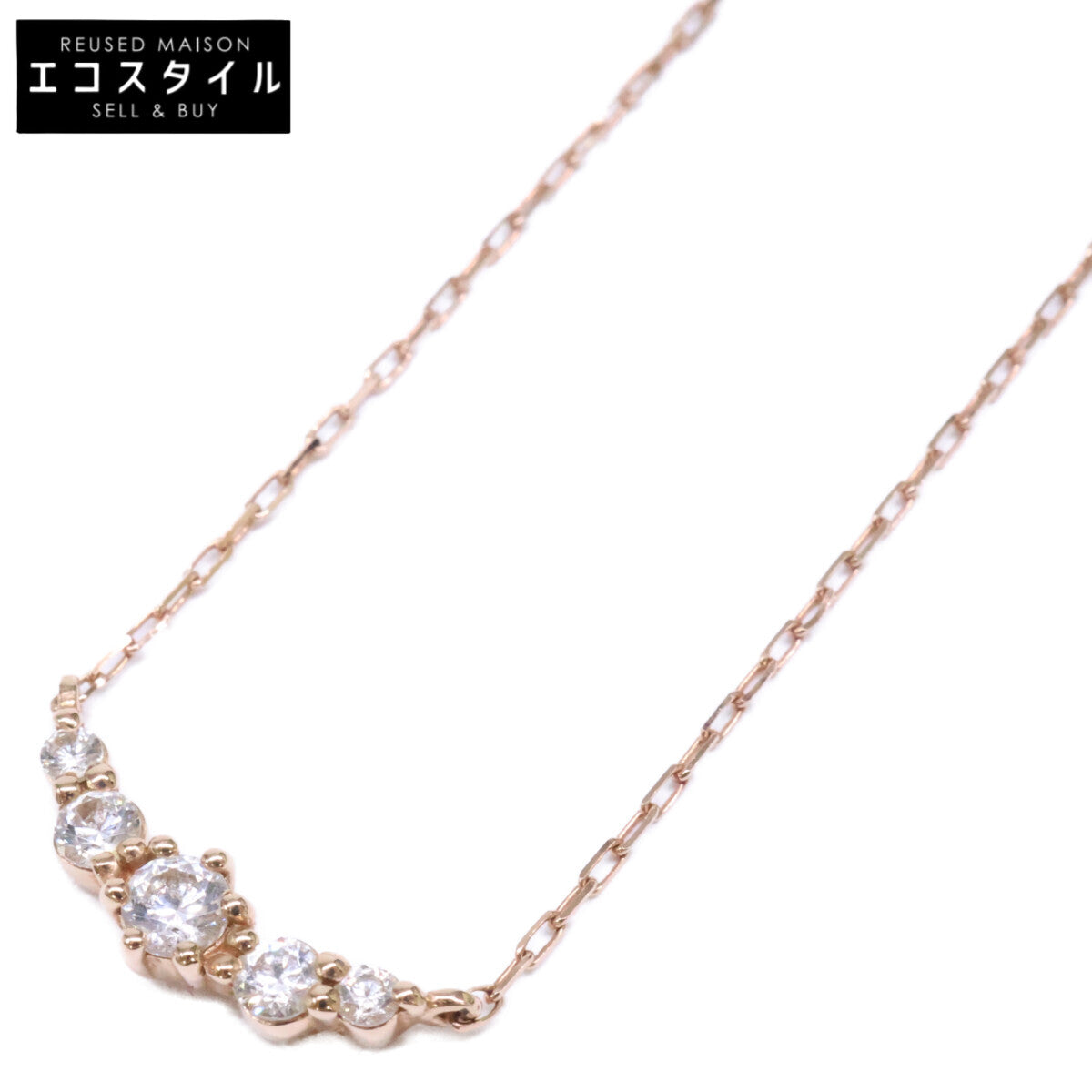 [Excellent Condition] 111646123111 K10 Cubic Zirconia Necklace Ladies