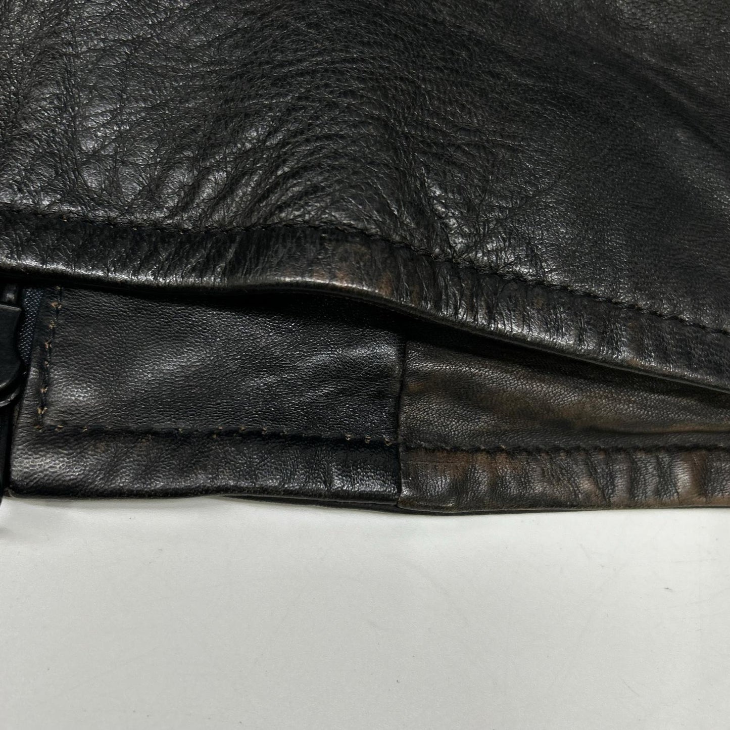 AVIREX アヴィレックス 783-5250012 ヴィンテージ加工 シープスキン スタンド ライダース ジャケット ジャケット