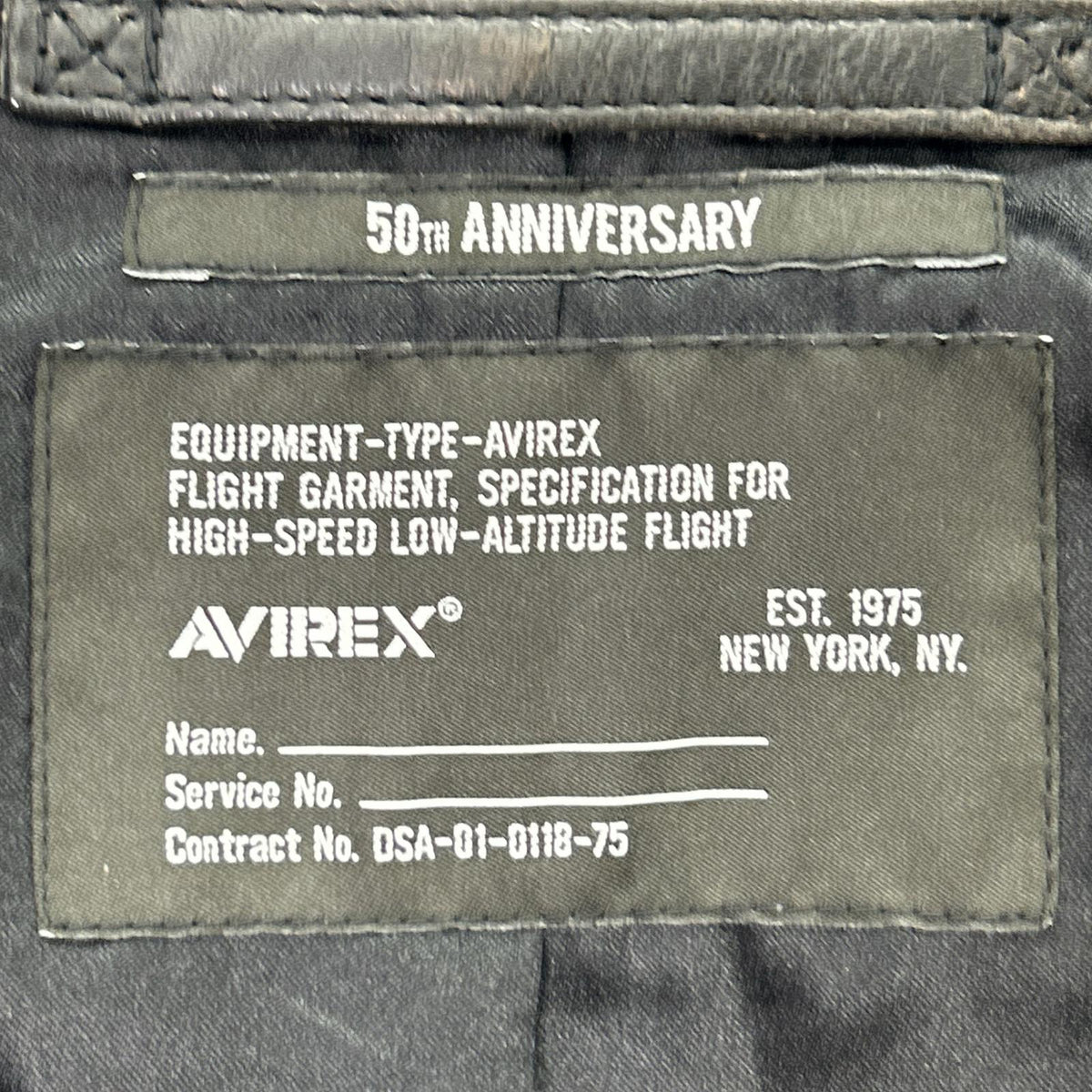 AVIREX アヴィレックス 783-5250012 ヴィンテージ加工 シープスキン スタンド ライダース ジャケット ジャケット
