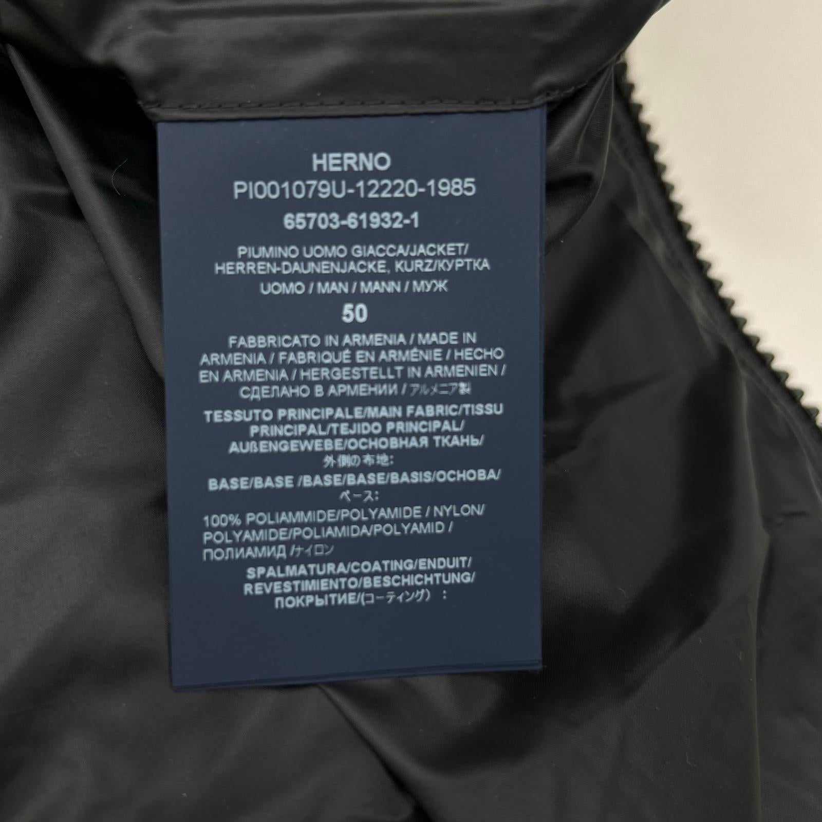 HERNO ヘルノ PI001079U GLOSS ﾀﾞｳﾝｼﾞｬｹｯﾄ ジャケット 50