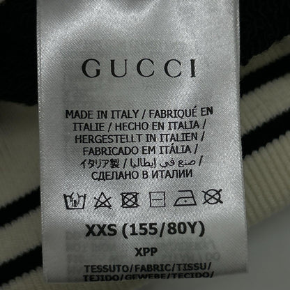 GUCCI グッチ ブラック 756592 コットンジジャージーフーデットスウェットシャツ トップス