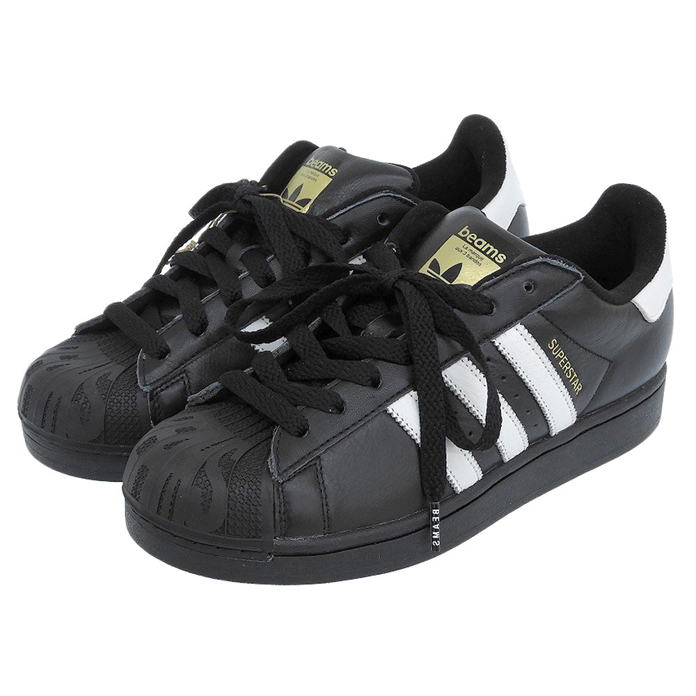 adidas アディダス 新品同様 スーパースター ビームス スニーカー シューズ メンズ 黒 ブラック 26.5cm シューズ 8 1/2(US)