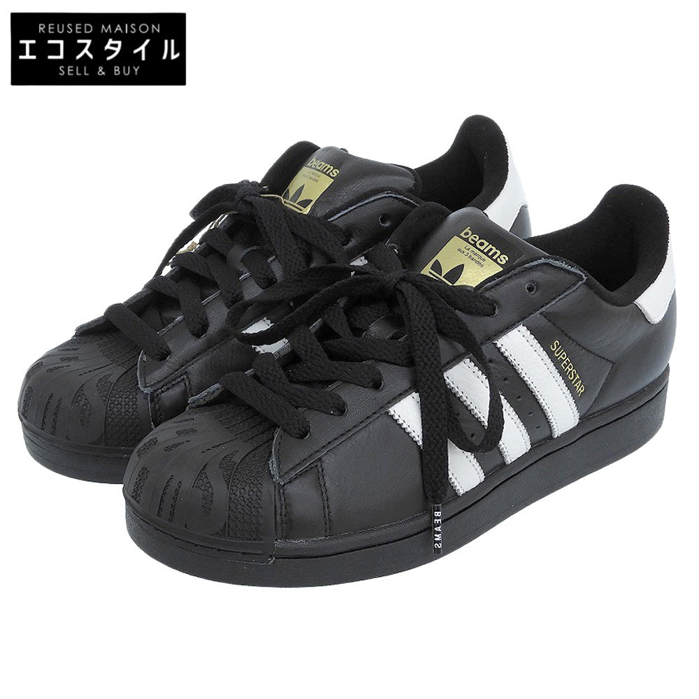 adidas アディダス 新品同様 スーパースター ビームス スニーカー シューズ メンズ 黒 ブラック 26.5cm シューズ 8 1/2(US)