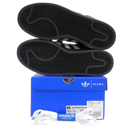 adidas アディダス 新品同様 スーパースター ビームス スニーカー シューズ メンズ 黒 ブラック 26.5cm シューズ 8 1/2(US)