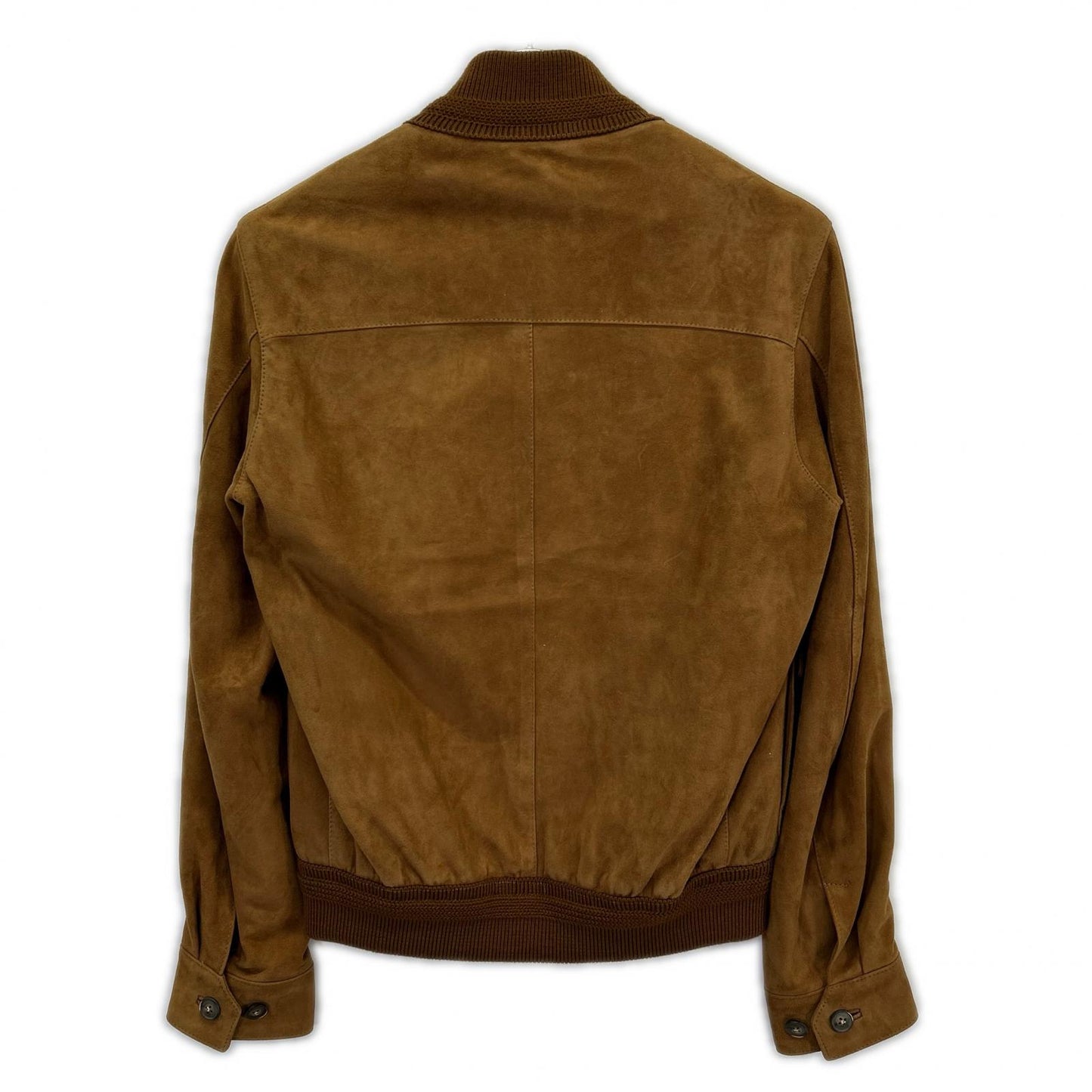 Cinquanta BEAMS F bespoke 21-18-0912-837-90-88 brown suede regular color zip-up blouson jacket F