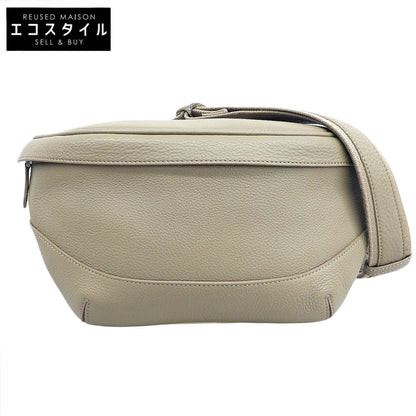 PELLE MORBIDA ペッレモルビダ 美品 シュリンクレザー ショルダーバッグ レディース ベージュ MB057 ショルダーバッグ