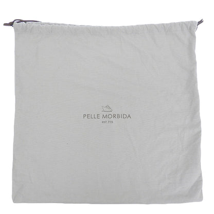 PELLE MORBIDA ペッレモルビダ 美品 シュリンクレザー ショルダーバッグ レディース ベージュ MB057 ショルダーバッグ