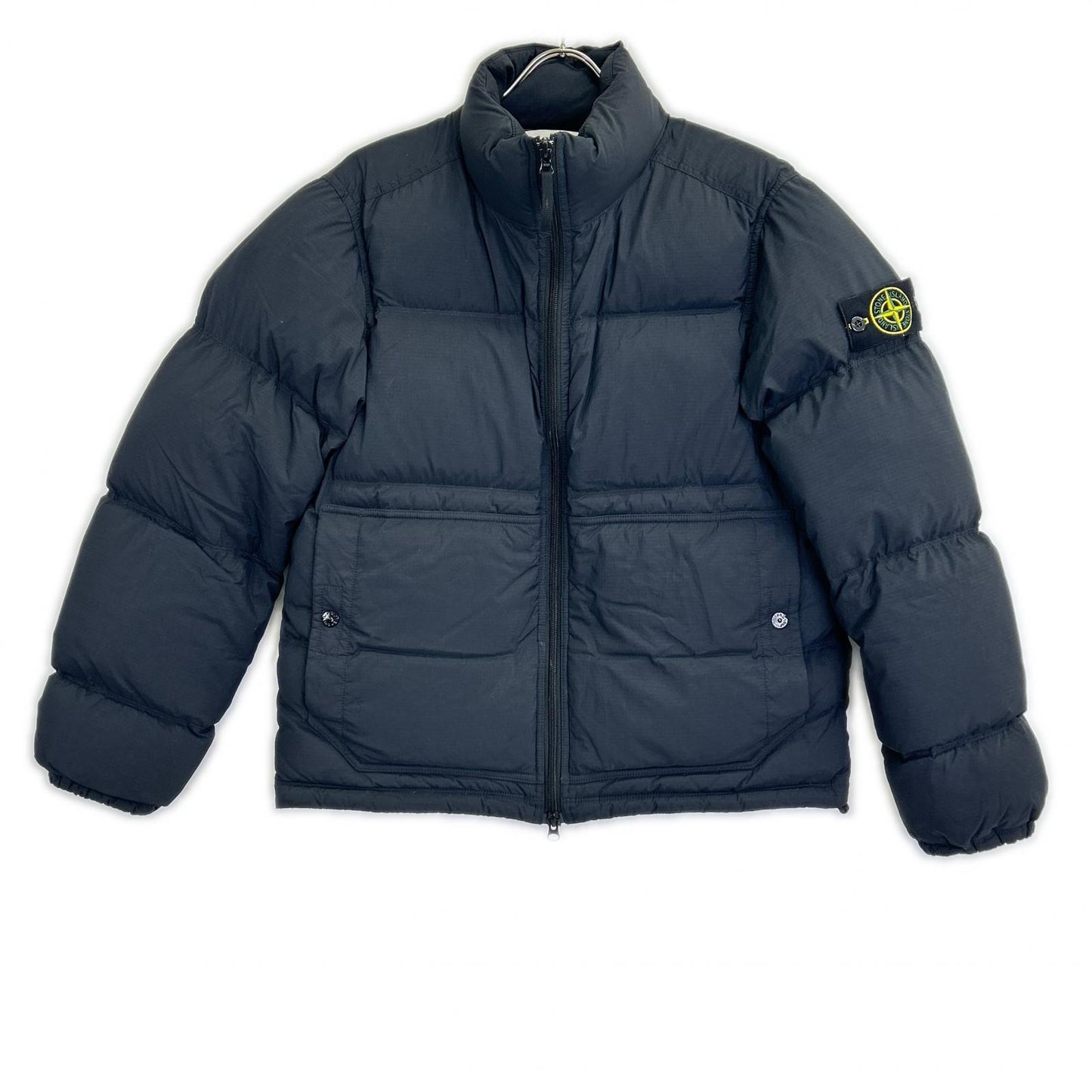 STONE ISLAND 石岛 4100125 海军蓝 防撕裂尼龙 羽绒夹克 夹克 S
