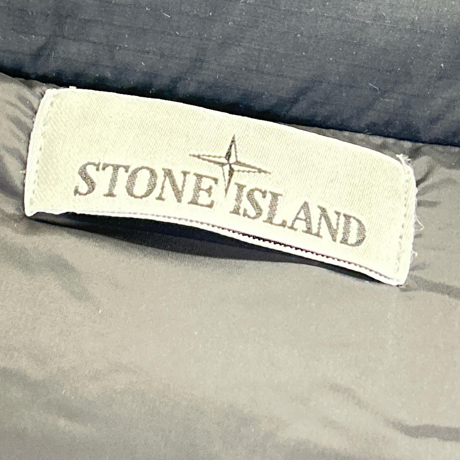 STONE ISLAND 石岛 4100125 海军蓝 防撕裂尼龙 羽绒夹克 夹克 S