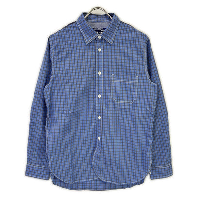 JUNYA WATANABE MAN 渡边淳弥男士 【美品】AD2020 WF-B017 格纹拼色肘部补丁长袖衬衫 上衣