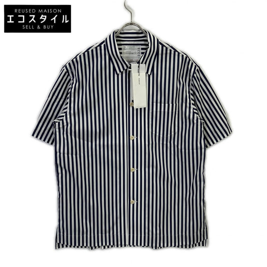 sacai サカイ 【新品同様/24年製】24-03328M ストライプ 半袖シャツ トップス