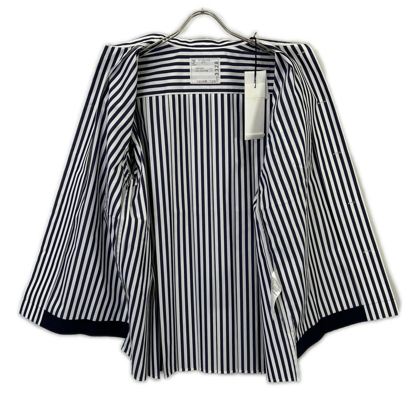sacai サカイ 【新品同様/24年製】24-03328M ストライプ 半袖シャツ トップス