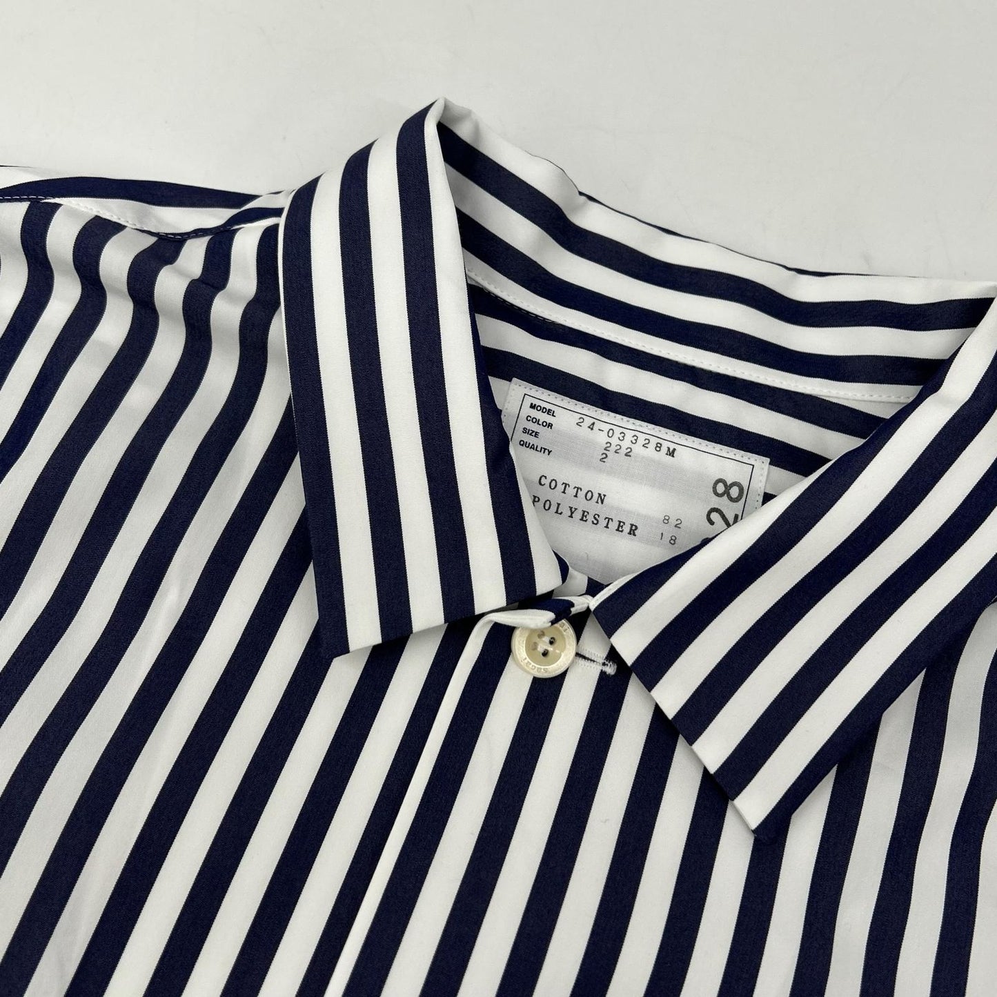 sacai サカイ 【新品同様/24年製】24-03328M ストライプ 半袖シャツ トップス