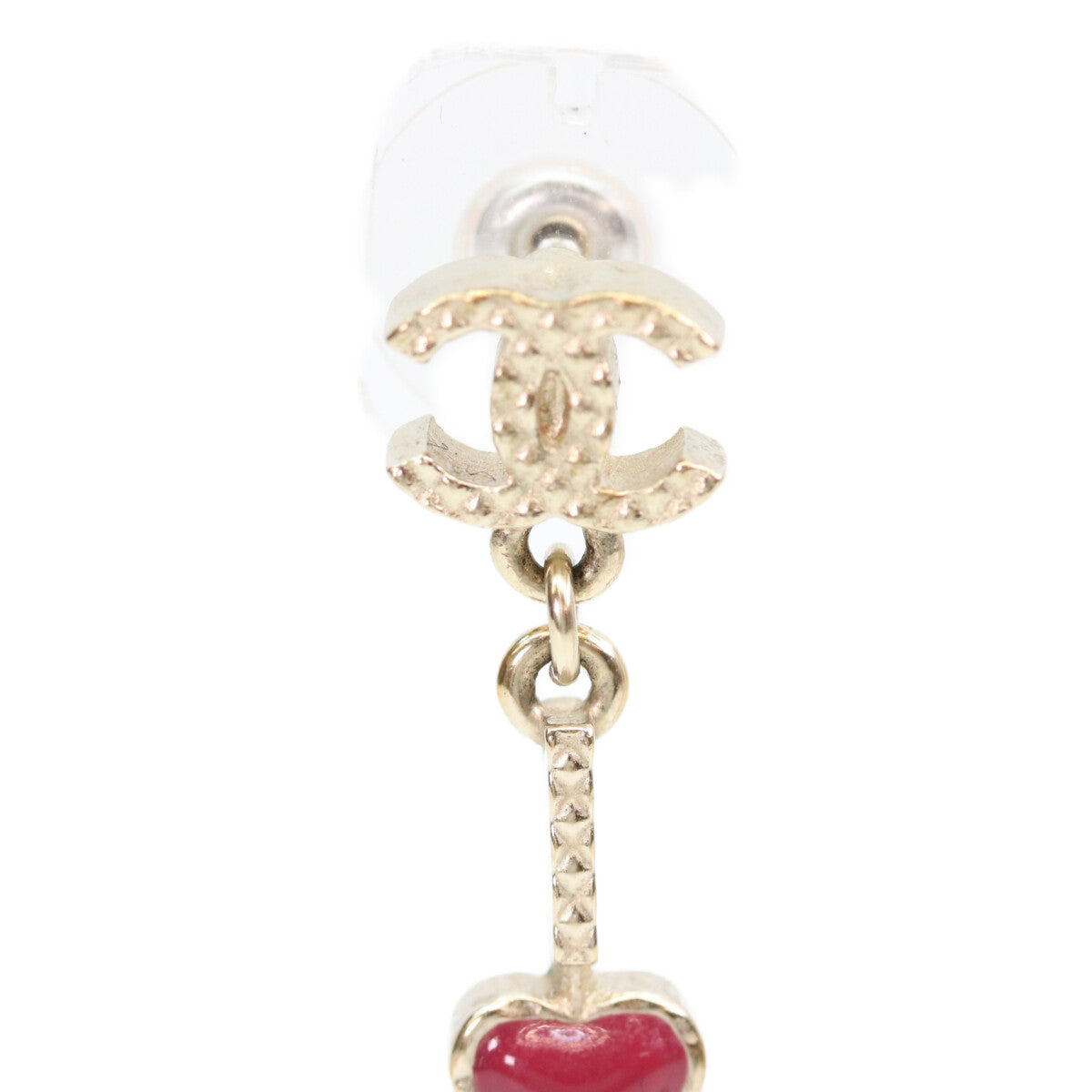 CHANEL シャネル A18V ロゴ×パール ピアス ピアス