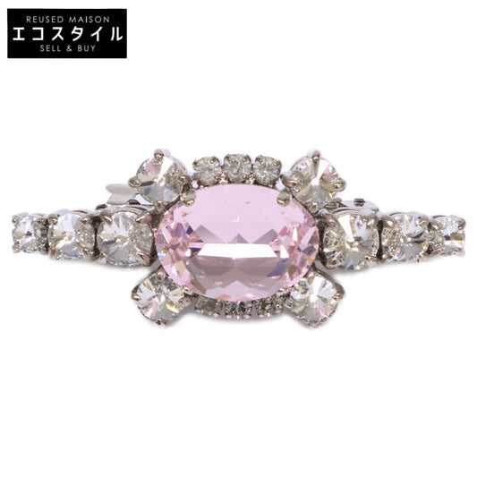 MIUMIU Miu Miu [Near Mint] 5JF101 2DMZ F02AK Crystal Barrette Hair Accessory