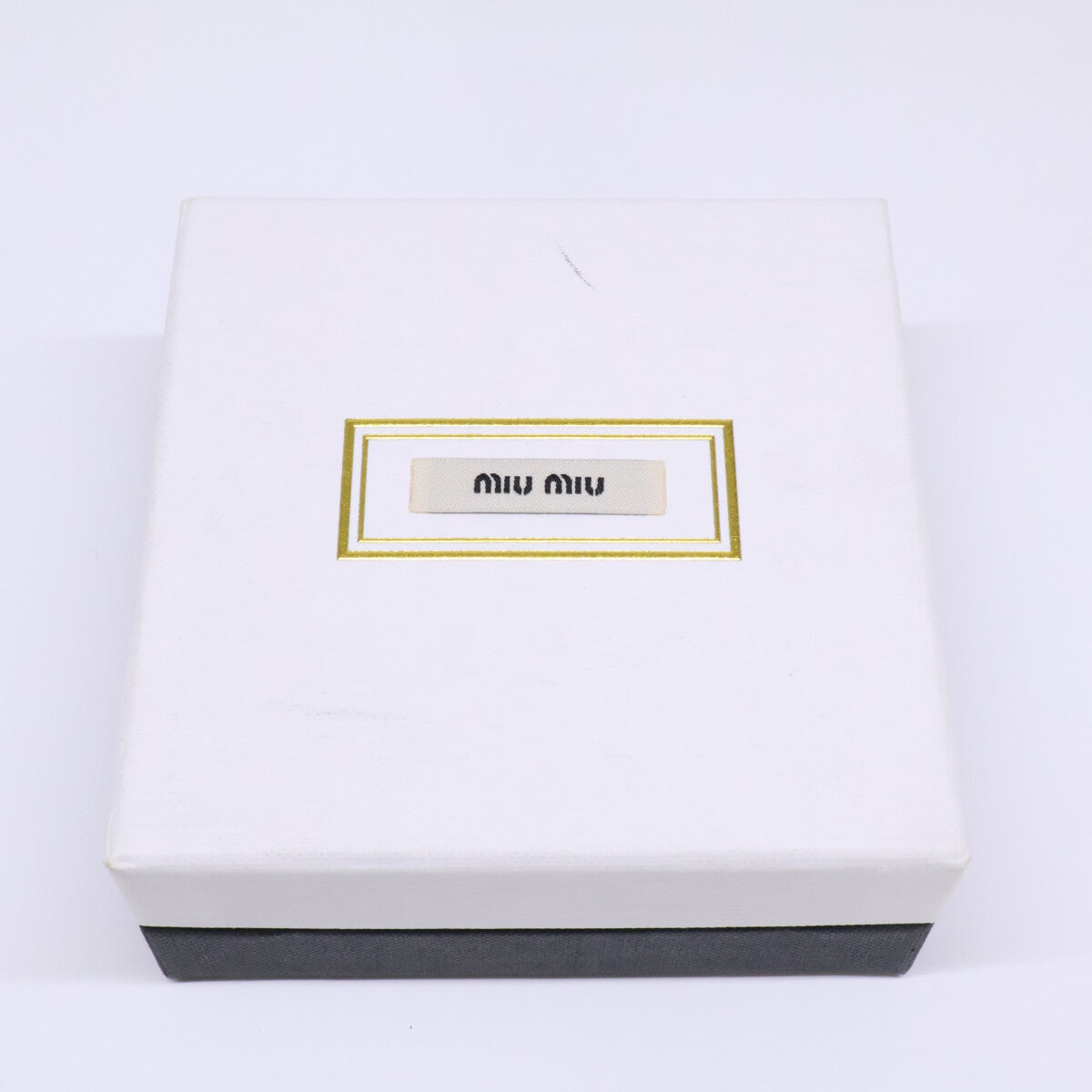 MIUMIU ミュウミュウ 【新品同様】5JF101 2DMZ F02AK クリスタル バレッタ ヘアアクセサリー