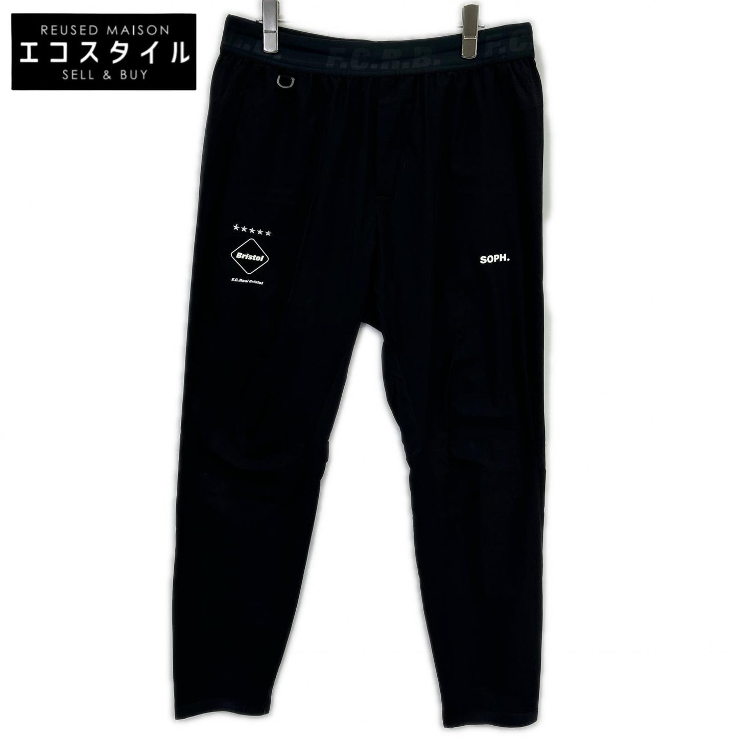 F.C.Real Bristol FCRB-232045 黑色 WARM UP PANTS 下装