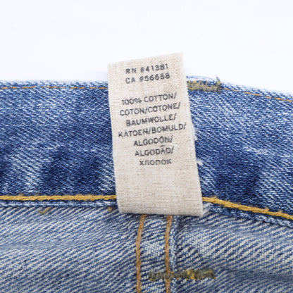 RRL ダブルアールエル 【国内正規】USA製 ダメージ加工 ボタンフライ デニムパンツ ボトムス