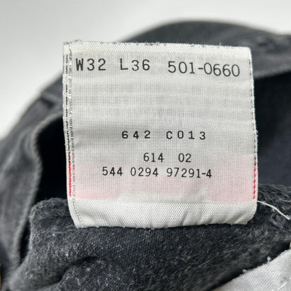 LEVI'S Levi's [Excellent Condition] Made in USA 501 Button Fly Denim Pants - Garment Dyed - 1994 Model Bottoms
