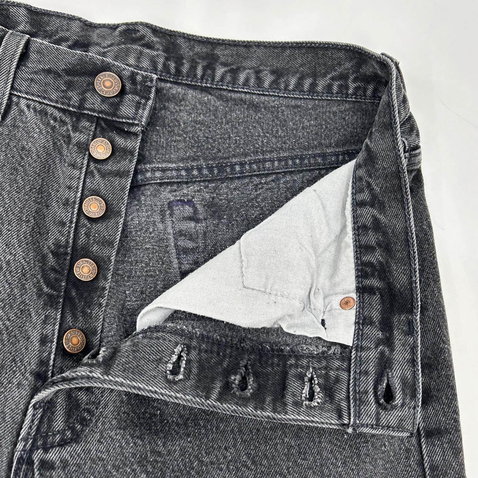 LEVI'S Levi's [Excellent Condition] Made in USA 501 Button Fly Denim Pants - Garment Dyed - 1994 Model Bottoms