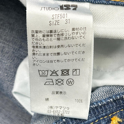 STUDIO 157 Studio Ichigo Nana [Excellent condition] STF501 MICK Flare Denim Pants Bottoms
