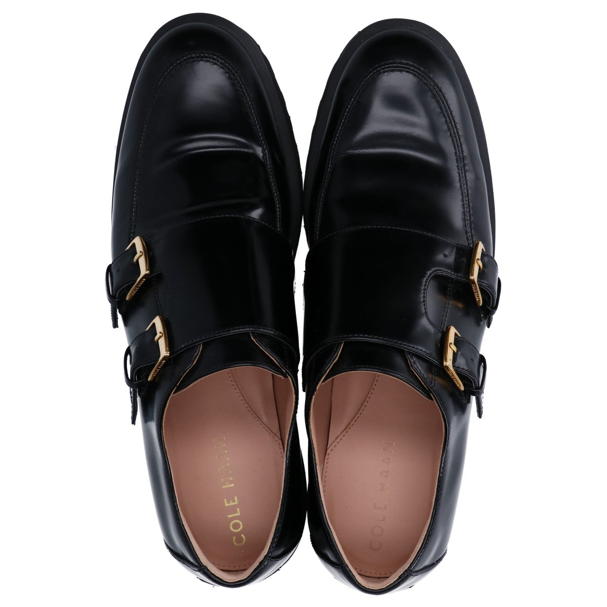 Cole Haan W29156 Greenwich Monk Strap Loafer Shoes