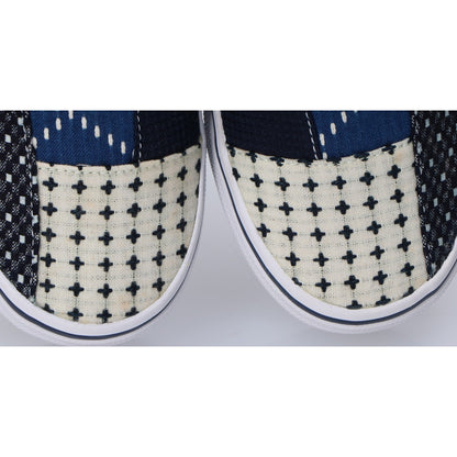VANS × FDMTL V98R Navy Slip-On Sneakers