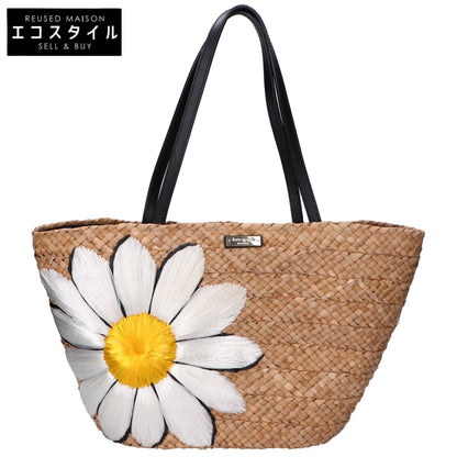 PXRU6382 DOWN THE RABBIT HOLE STRAW DAISY TOTE ストローデイジー トートバッグ レディース