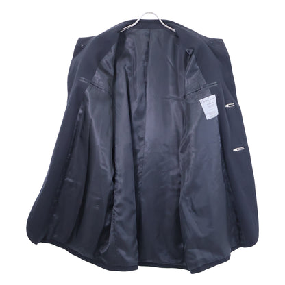 86AW オリジナル ウール ファスナーホール ノーカラージャケット/ワイドパンツ セットアップ スーツ セットアップ ジャケットM/ボトムスS メンズ