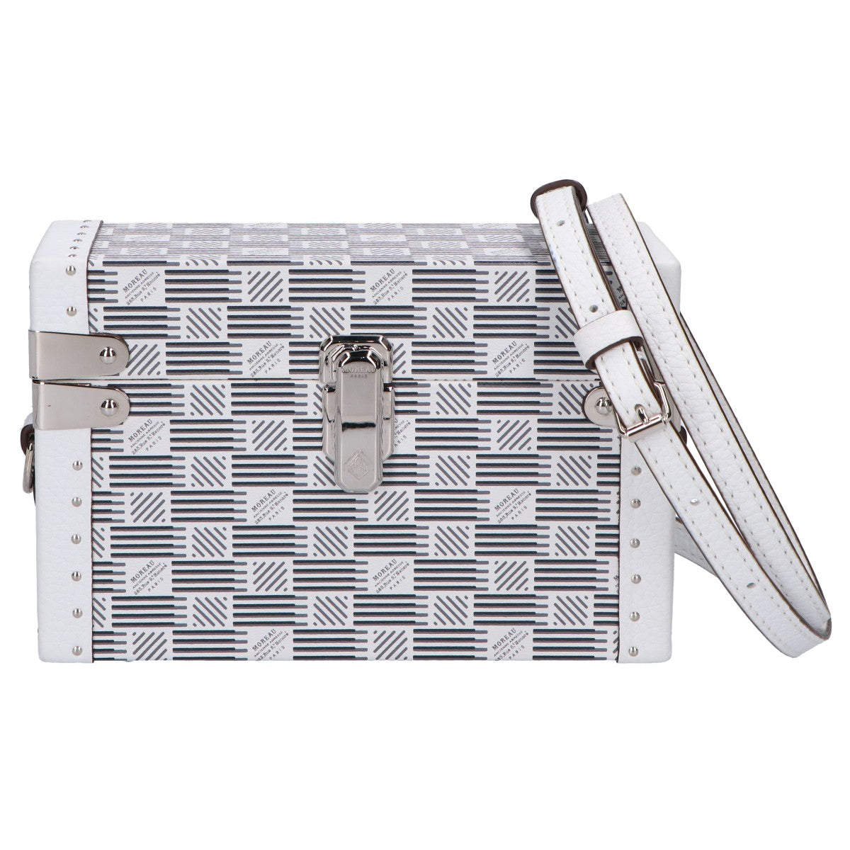 MOREAU PARIS モローパリ 【美品】VICTORIA ヴィクトリア ミニ トランク ポシェット ショルダーバッグ