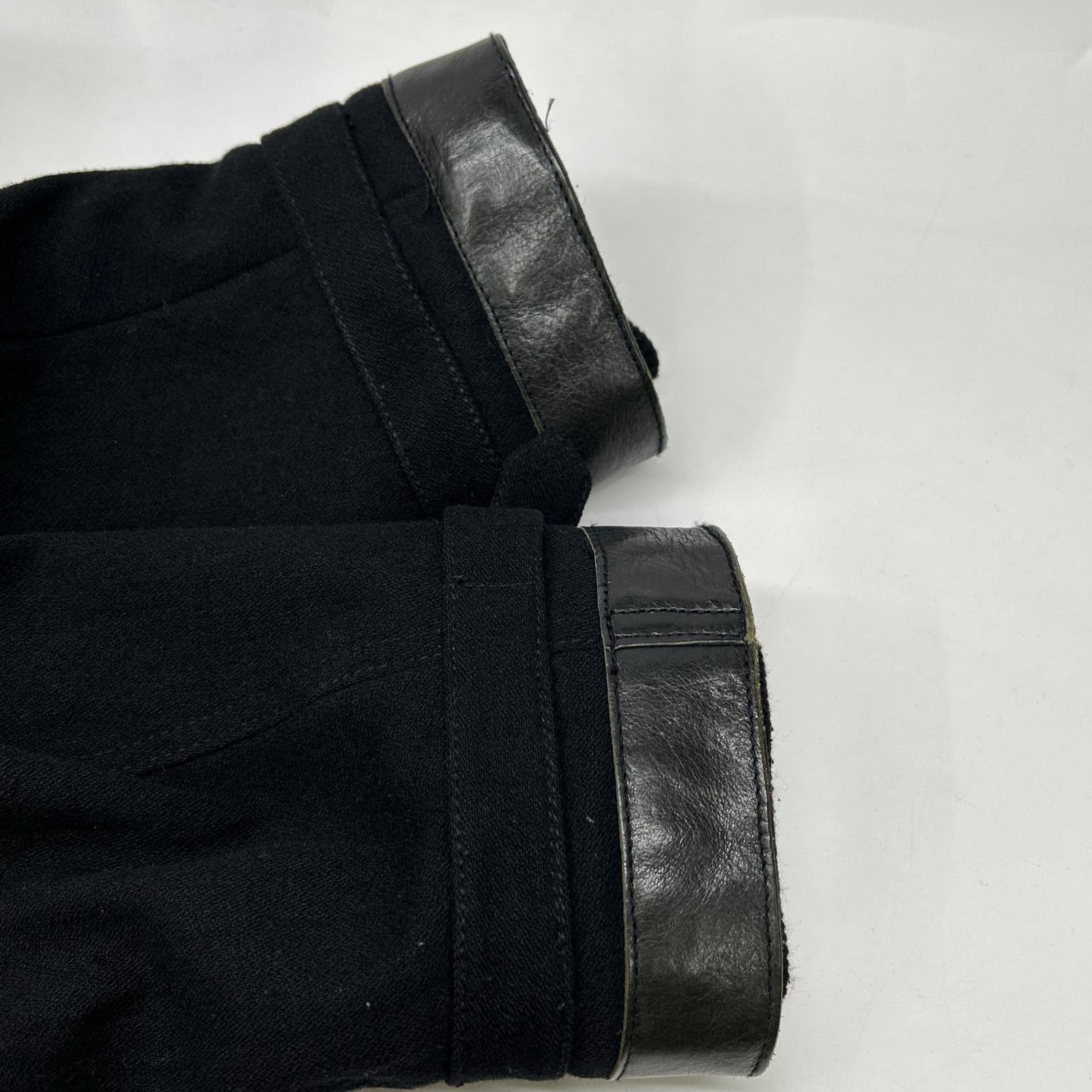 NIGEL CABOURN 8090030000 Black Double-Breasted Peacoat Coat
