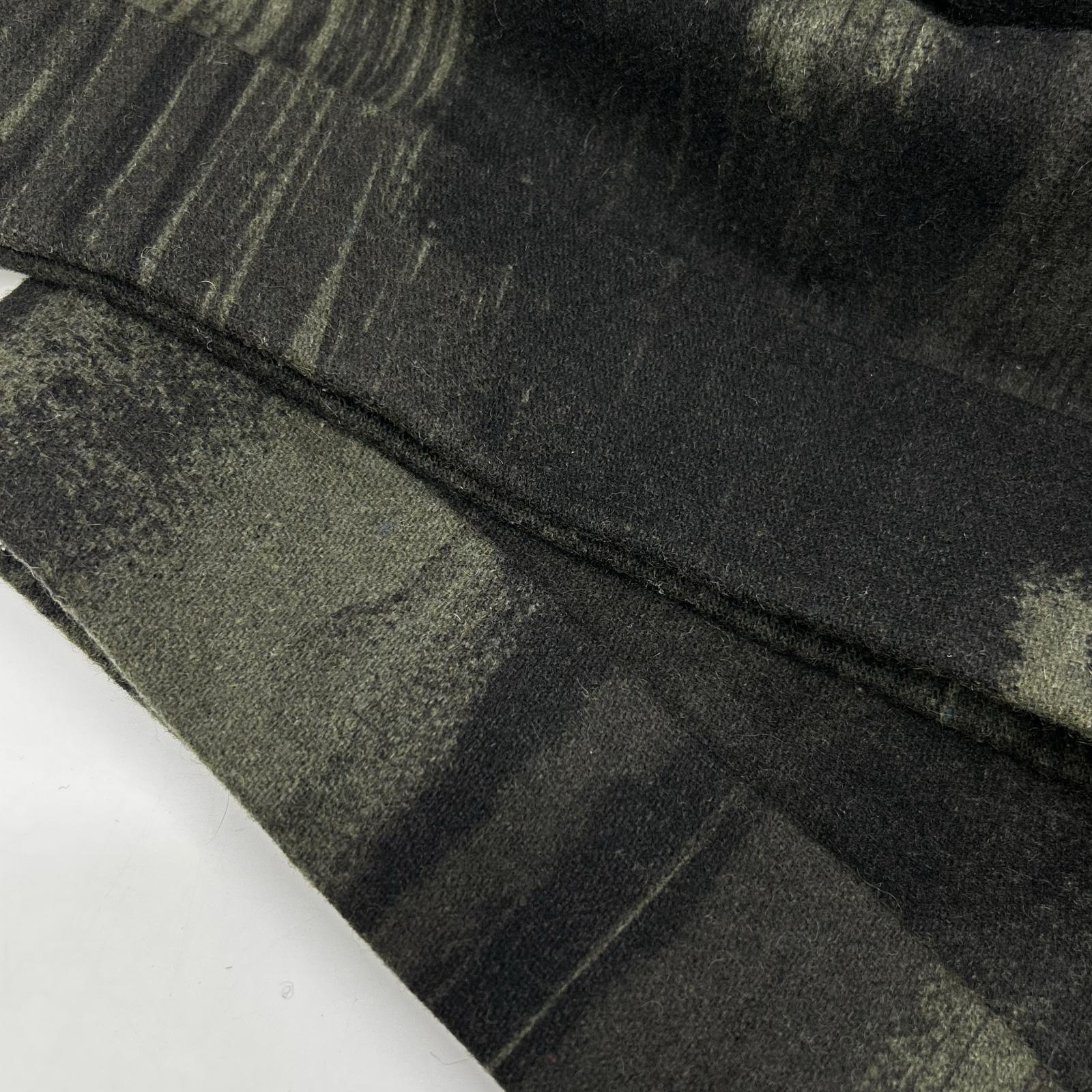 Y's 24AW YO-P19-120 Khaki All-Over Pattern Wool Pants Bottoms
