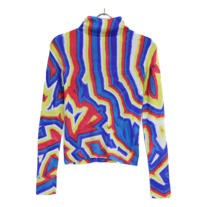 CFCL シーエフシーエル CF009KN130 SILK CHUSEN LONG SLEEVE TOP 総柄 ハイネック ニットセーター トップス