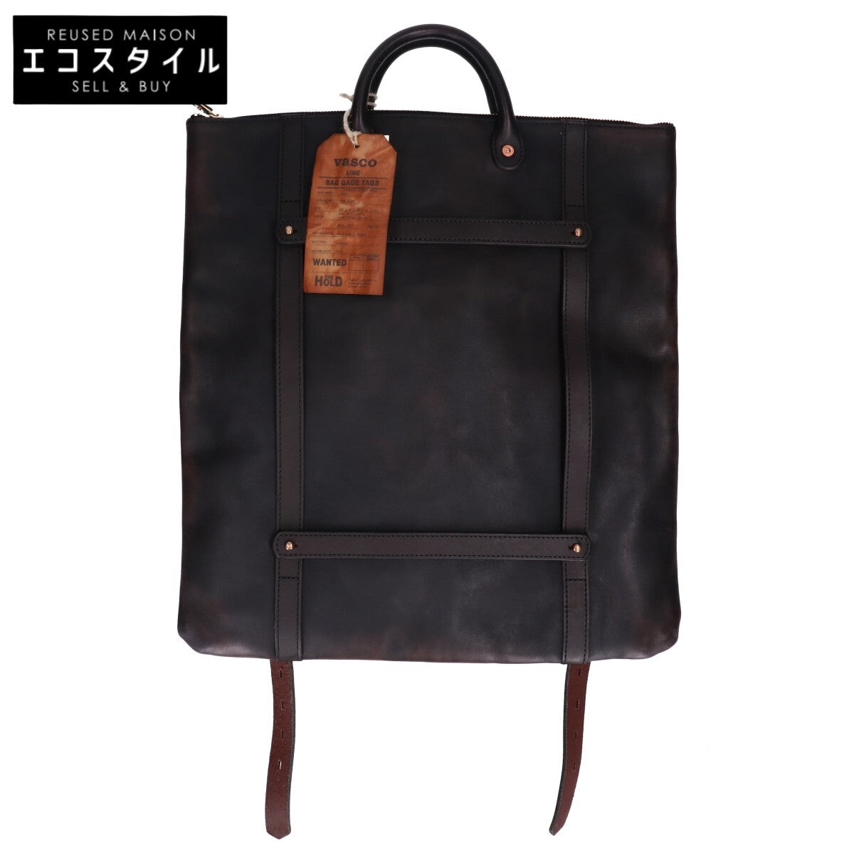 VS-207L LEATHER HELMET 2WAY BAG レザー ヘルメット 2WAYバッグ リュック バックパック メンズ