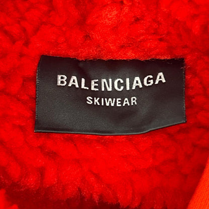 BALENCIAGA バレンシアガ 23年 レッド 773685 TPVQ6 裏起毛 パーカー トップス